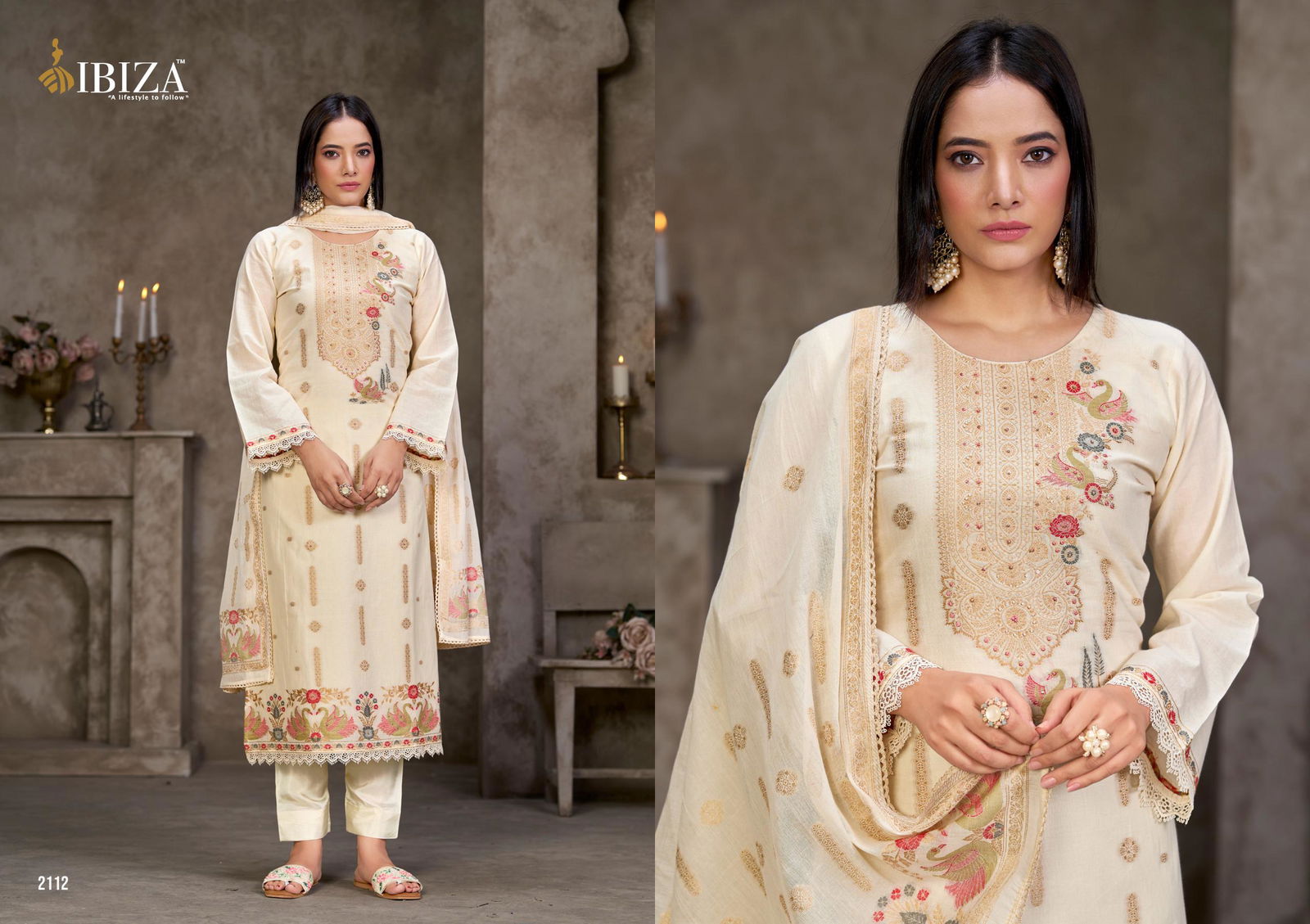 Bosco Vol 5 By Ibiza Lawn Cotton Designer Salwar Suits Exporters In India